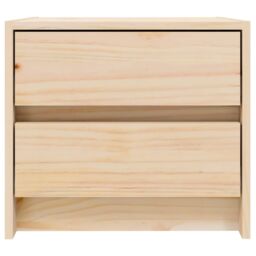 Berkfield Home Bedside Cabinets 2 pcs 40x31x35.5 cm Solid Wood Pine in Brown - thumbnail 6