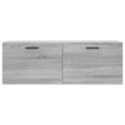 Berkfield Home Wall Cabinet Grey Sonoma 100x36.5x35 cm Engineered Wood - thumbnail 5