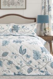 'Samira' Richly Illustrated Floral Print Duvet Cover Set