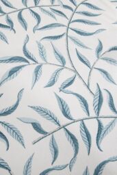 Dreams & Drapes 'Samira' Richly Illustrated Floral Print Duvet Cover Set in Teal - Size: Double - thumbnail 6