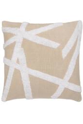 Appletree 'Otto' 100% Cotton Tufted Textured Filled Cusion in Natural - Size: 43 cm x 43 cm - thumbnail 2
