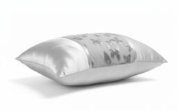 Snug City Oblong Butterfly Sequin Cushion Luxury Rectangular Decorative Accent in Silver - Size: 45 cm x 30 cm - thumbnail 2