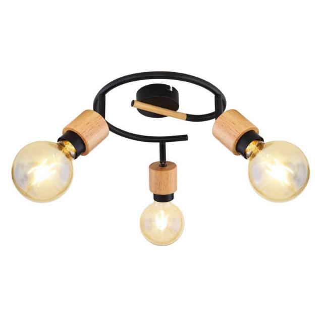 Netlighting Jorna Ceiling Spotlight Clusters Matt Black 3x E27 - image 1