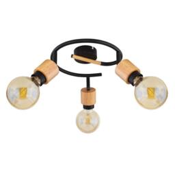 Netlighting Jorna Ceiling Spotlight Clusters Matt Black 3x E27 - thumbnail 2