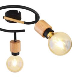 Netlighting Jorna Ceiling Spotlight Clusters Matt Black 3x E27 - thumbnail 4