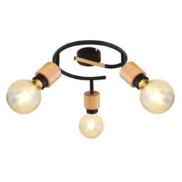 Netlighting Jorna Ceiling Spotlight Clusters Matt Black 3x E27