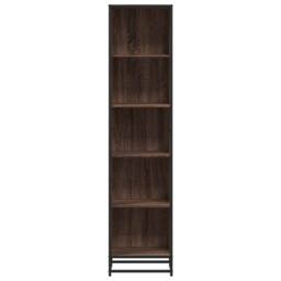 Berkfield Home Modern Book Cabinet Brown Oak 40x35x170.5 cm Engineered Wood - thumbnail 4