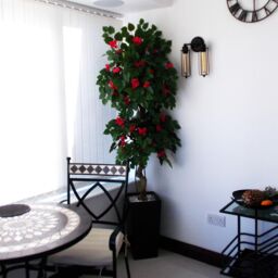 Leaf 150cm Japanese Artificial Silk Bougainvillea Tree in Dark Pink - thumbnail 6