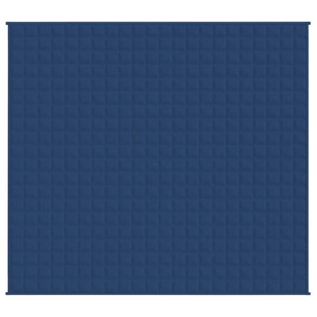 Berkfield Home Weighted Blanket Blue 220x240 cm King 11 kg Fabric - image 1
