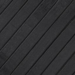 Berkfield Home Rug Rectangular Grey100x300 cm Bamboo in Charcoal - Size: Medium - thumbnail 7