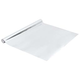 Berkfield Home Self-adhesive Furniture Film High Gloss Silver 500x90 cm PVC - thumbnail 2