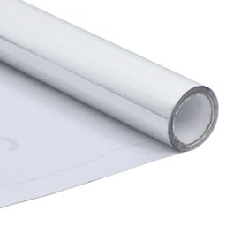 Berkfield Home Self-adhesive Furniture Film High Gloss Silver 500x90 cm PVC - thumbnail 4