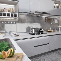 Berkfield Home Self-adhesive Furniture Film High Gloss Silver 500x90 cm PVC