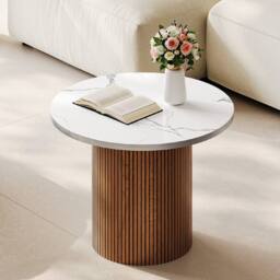 Dprodo Small Coffee Table Set of 2 in Walnut - thumbnail 7