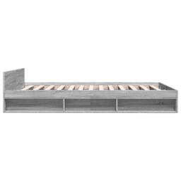 Berkfield Home Bed Frame w/Drawers Frame Grey Sonoma 120x190 cm Small Double - thumbnail 5