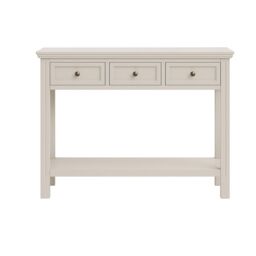 Melody Maison Large 3 Drawer Sideboard Console Table - Daventry Taupe-Grey Range in Taupe - thumbnail 1