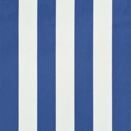 Berkfield Home Retractable Awning 350x150 cm Blue & White - thumbnail 6