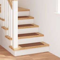 Berkfield Home Stair Mats with Latex Backing Yellow 25x60 cm - Size: Medium - thumbnail 1