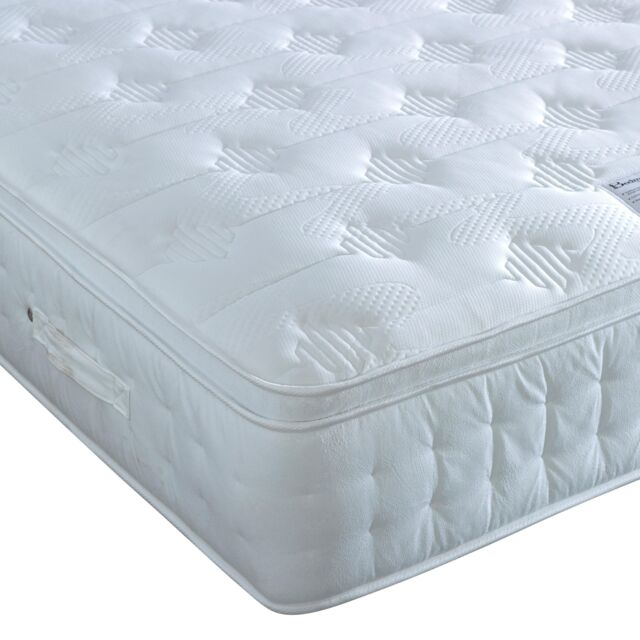 Bedmaster Anti Bed Bug 1500 Pocket Sprung Foam Pillow Top Mattress in White - Size: King - image 1