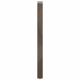 Berkfield Home Coffee Table Legs Natural Steel 2 pcs 40x(110-111) cm Steel in Grey - thumbnail 6