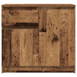 Berkfield Home Sideboard with Drawer Old Wood 71x35x65 cm Engineered Wood in Brown - Size: 71 x 35 x 65 cm - thumbnail 6