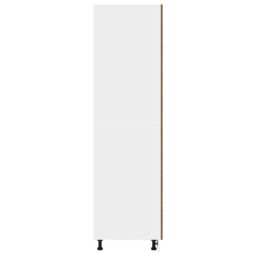 Berkfield Home Refrigerator Cabinet Lyon Old Wood 60x57x207 cm Engineered Wood in Brown - Size: 60 x 57 x 207 cm - thumbnail 7