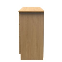 Ready Assembled 2 U Holborn 6 Drawer Kneehole Desk (Ready Assembled) in Brown - thumbnail 2