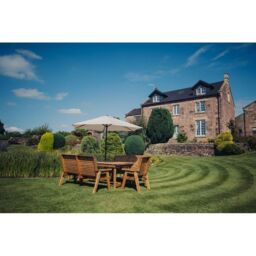 Churnet Valley Garden Furniture Ltd Valley 2XC 2X3B Set - Min. Assembly Required - Set of Cushions Inc in Brown - thumbnail 3