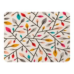 Benjamin Tate Design Autumn Leaves & Twigs Blanket in Natural - Size: 120 cm x 150 cm - thumbnail 1