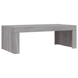 Berkfield Home Modern Coffee Table Grey Sonoma 102x50x36 cm Engineered Wood - Size: 102 x 50 x 36 cm - thumbnail 6