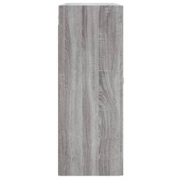 Berkfield Home Wall Mounted Cabinet Grey Sonoma 69.5x34x90 cm Engineered Wood - thumbnail 8