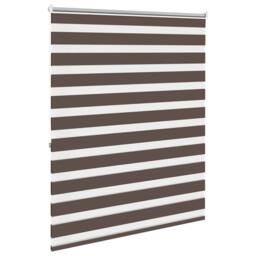 Berkfield Home Zebra Blind 140 x 175 cm Coffee in Brown - thumbnail 4