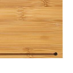 VOGREX Bamboo Desktop CD DVD Disc Storage Shelf Box in Beige - thumbnail 3
