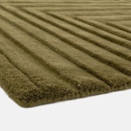 The Rug Shop UK Green Handmade Luxurious Easy to clean Optical 3D Area Rug - Size: 160 cm x 230 cm - thumbnail 5