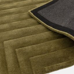 The Rug Shop UK Green Handmade Luxurious Easy to clean Optical 3D Area Rug - Size: 160 cm x 230 cm - thumbnail 3