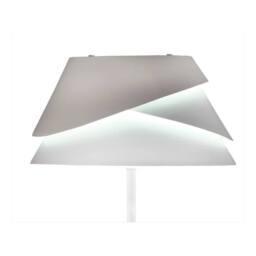 Netlighting Alboran Floor Lamp 1x40W (No Inc) Alumimium Iron in White - thumbnail 4