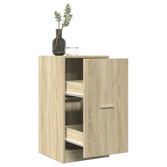 Berkfield Home Apothecary Cabinet Sonoma Oak 40x41x77.5 cm Engineered Wood in Brown - image 1