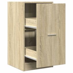 Berkfield Home Apothecary Cabinet Sonoma Oak 40x41x77.5 cm Engineered Wood in Brown - thumbnail 2