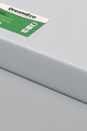 SlumberWorx Orion LED Lights Headboard Gaming Style Faux Leather Bed Frame w 15cm Comfort Foam Mattress in White - Size: Single - thumbnail 7