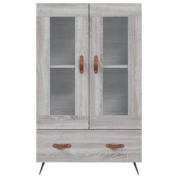 Berkfield Home Highboard Grey Sonoma 69.5x31x115 cm Engineered Wood - thumbnail 6