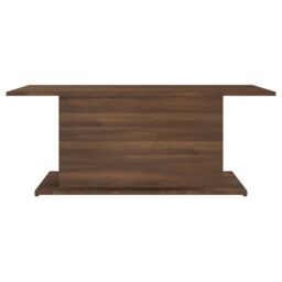 Berkfield Home Coffee Table Brown Oak 102x55.5x40 cm Engineered Wood - thumbnail 5