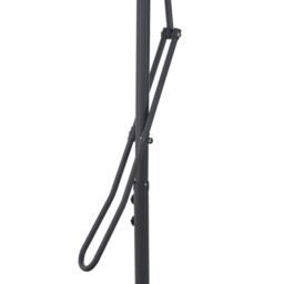 Berkfield Home Outdoor Parasol with Steel Pole Bordeaux Red 300x230 cm - thumbnail 5