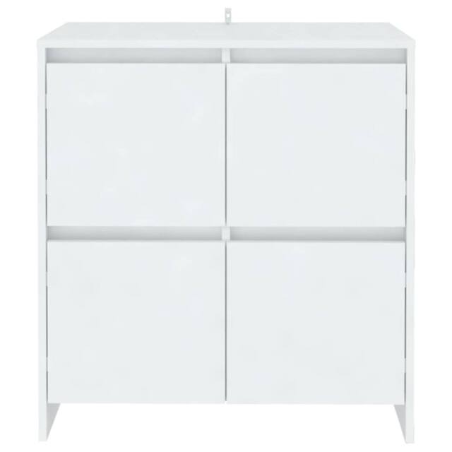 Berkfield Home Sideboards 2 pcs White 70x41x75 cm Engineered Wood - Size: 70 x 41 x 75 cm - image 1