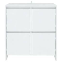 Berkfield Home Sideboards 2 pcs White 70x41x75 cm Engineered Wood - Size: 70 x 41 x 75 cm - thumbnail 1