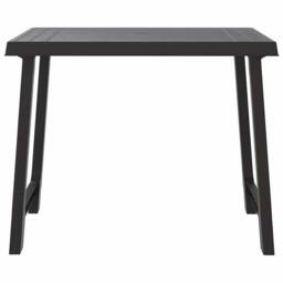 Berkfield Home Camping Table Anthracite 79x56x64 cm PP Wooden Look in Black - Size: 79 x 56 x 64 cm - thumbnail 3