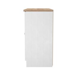 Ready Assembled 2 U Norton 3 Door Sideboard (Ready Assembled) in White - Size: Large - thumbnail 2