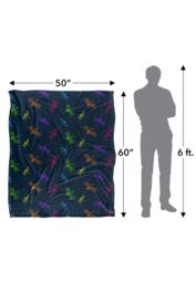 JQ Licensing James Piazza Neon Dragonflies Pattern Silky Touch Super Soft Throw Blanket 152 X 127 cm in White - thumbnail 5