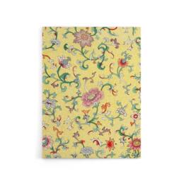 "Artery8 Owen Jones Vintage Chinese Flower Pattern Canvas Wall Art Print in Yellow - Size: W12"" x H16""" - thumbnail 1