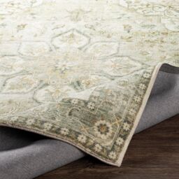 Livabliss Erin-Traditional Green Grey Cream Brown Traditional Boho Living Dining Rug in Blue - Size: 200 cm x 275 cm - thumbnail 4