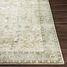 Livabliss Erin-Traditional Green Grey Cream Brown Traditional Boho Living Dining Rug in Blue - Size: 200 cm x 275 cm - thumbnail 5